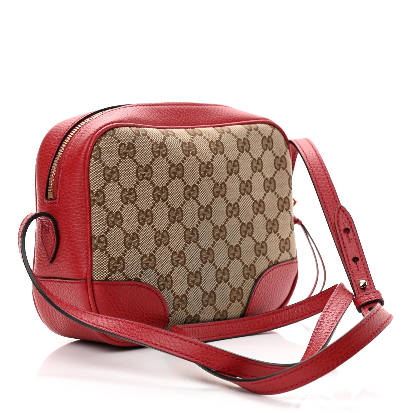 Monogram Mini Bree Messenger Bag Red