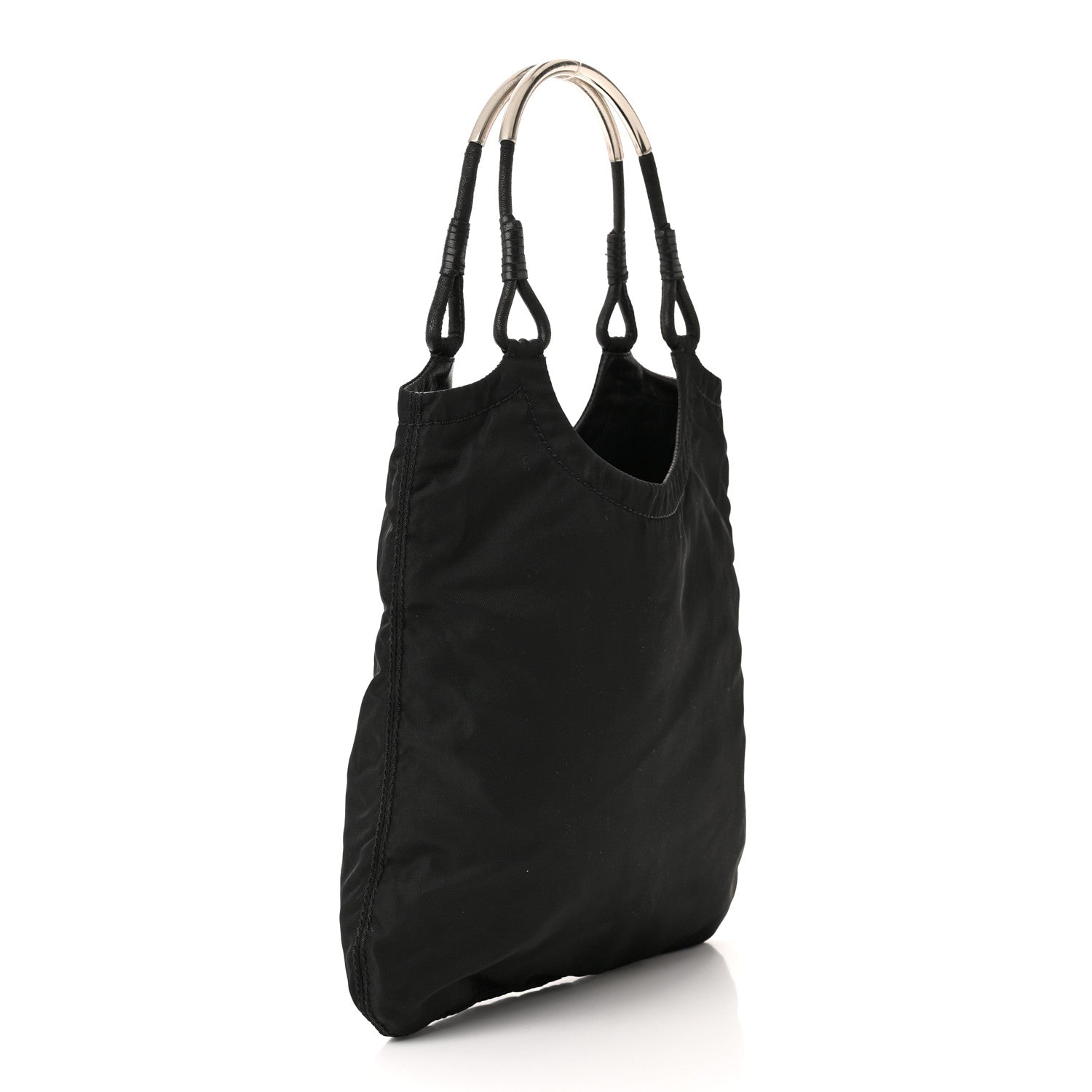 Prada Tessuto Nylon Tote Black 3 of 12