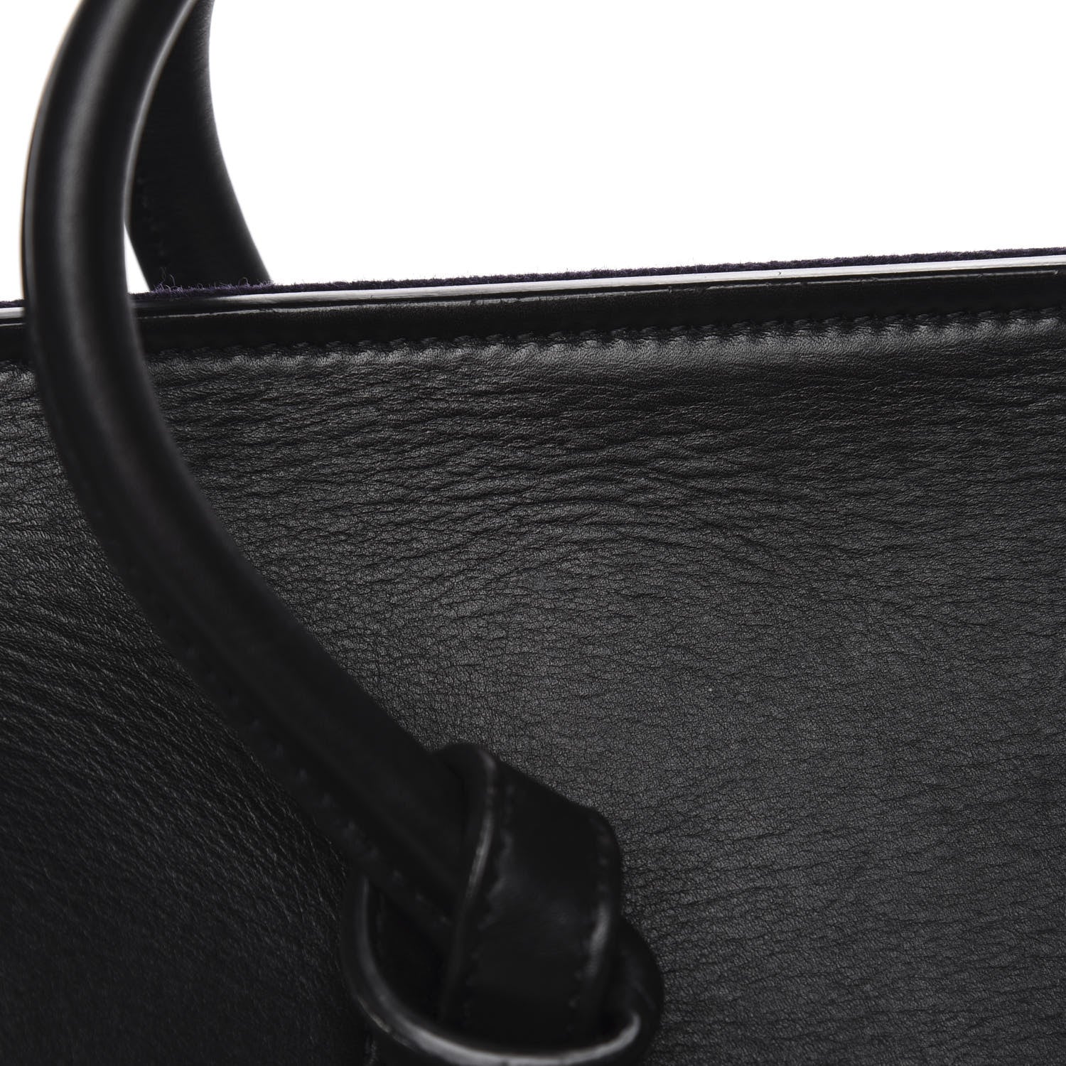 Celine Felt Calfskin Medium Tie Knot Tote Navy 8 of 26