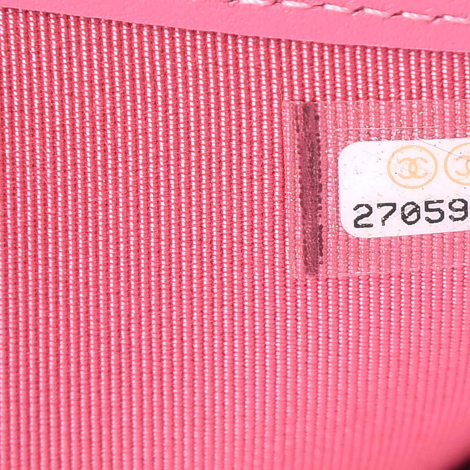 Chanel Caviar Quilted Compact Flap Wallet Pink 8 of 9