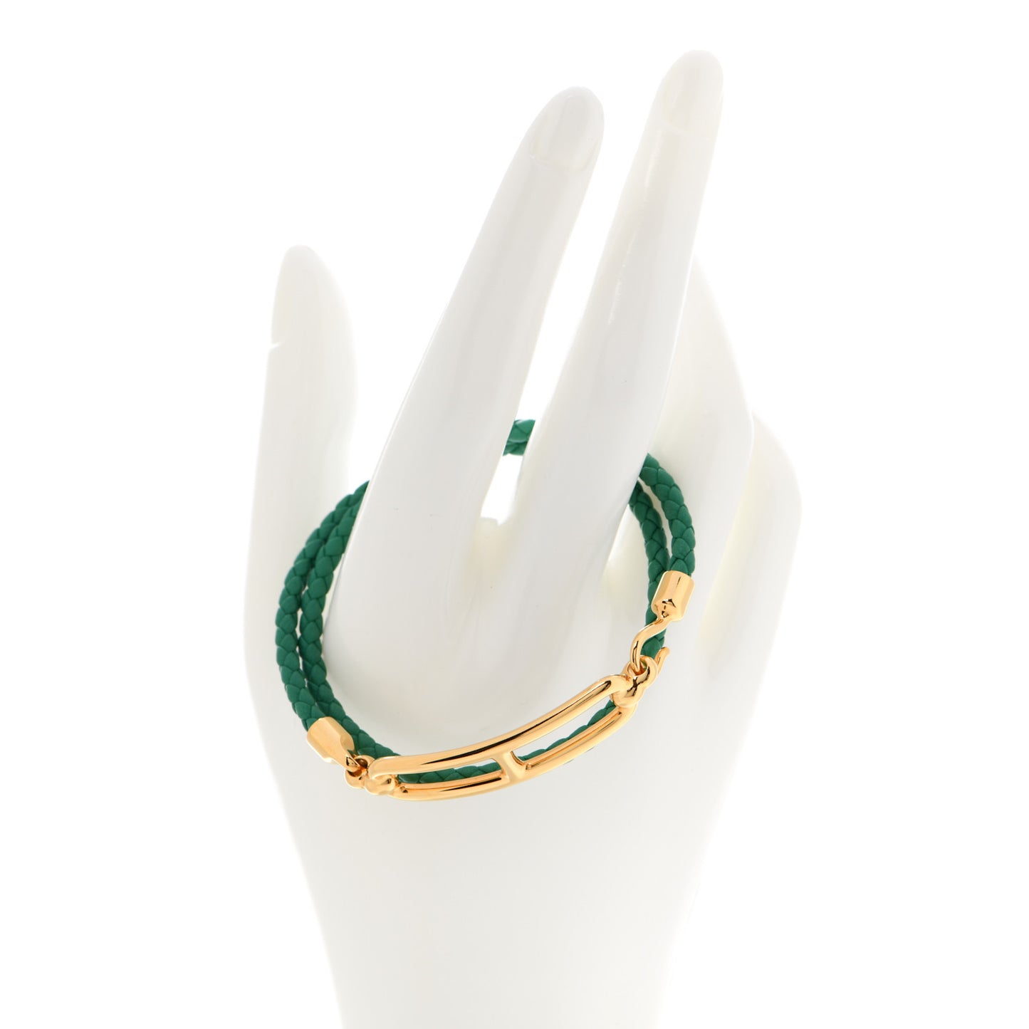 Swift Roulis Double Tour Bracelet Vert Jade