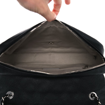 Chanel Caviar Quilted Jumbo Easy Flap Black 11 of 33