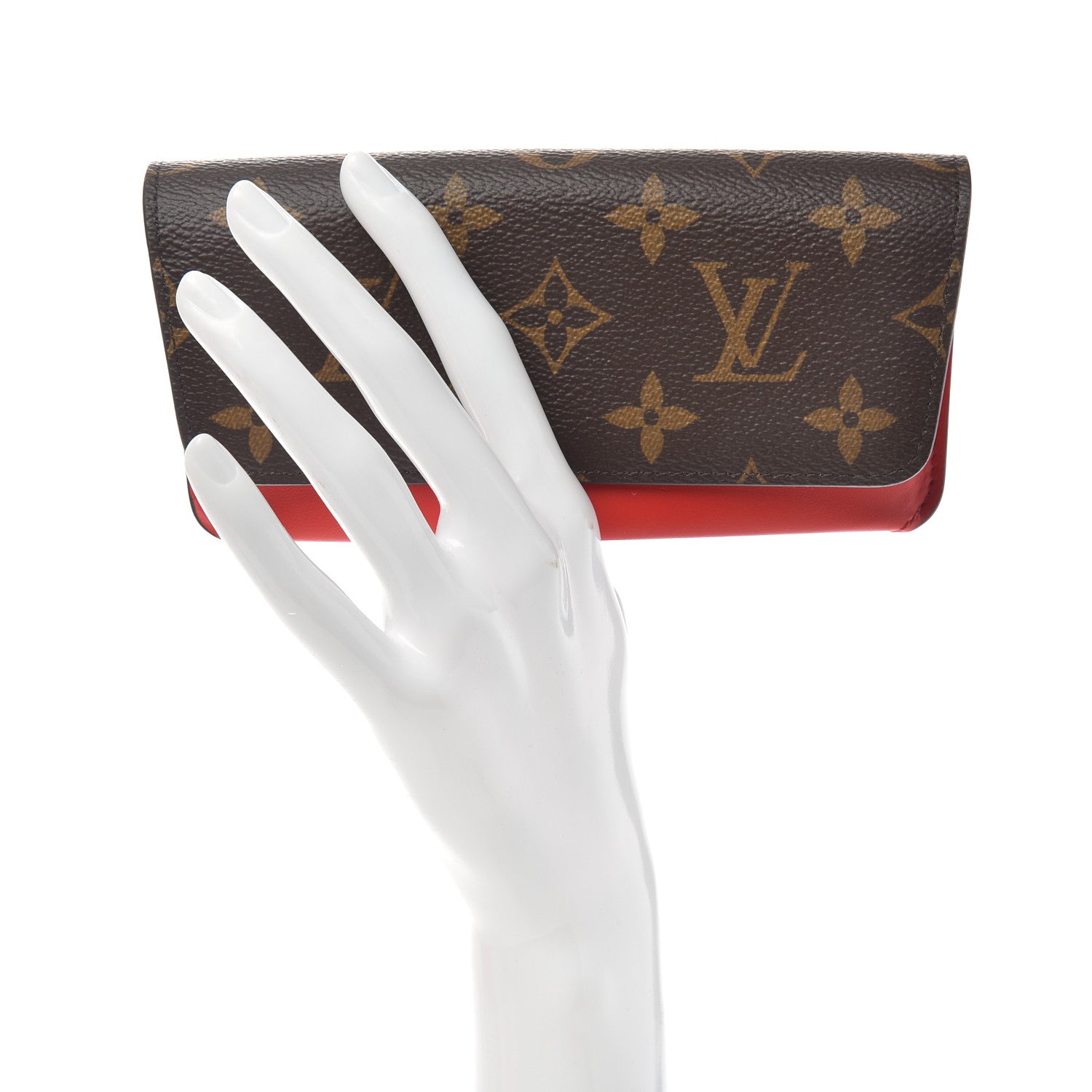 Louis Vuitton Monogram Woody Sunglass Case Rouge 2 of 7