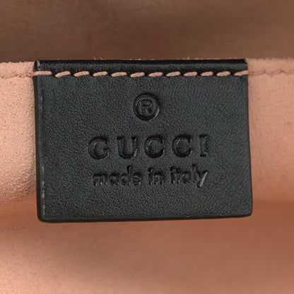 Gucci Calfskin Matelasse GG Marmont Belt Bag 75 30 Black 6 of 7