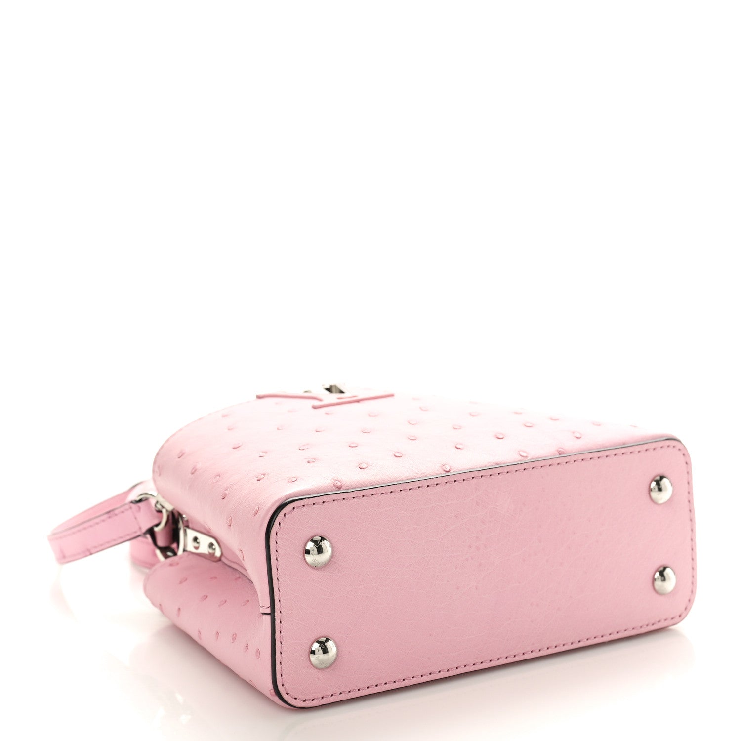 Louis Vuitton Ostrich Capucines Mini Pink 4 of 9