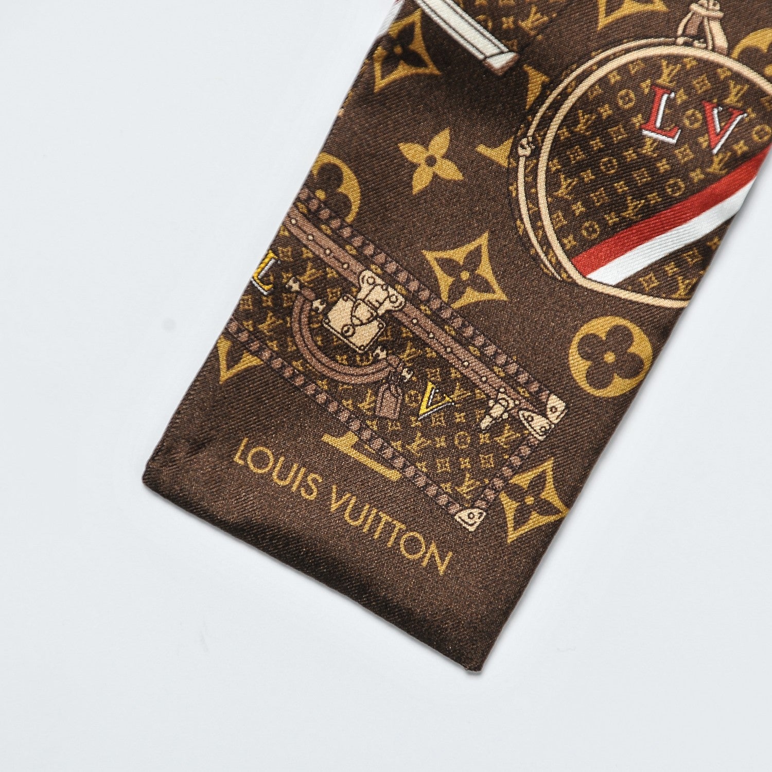 Louis Vuitton Silk Monogram Trunks Bandeau 5 of 6