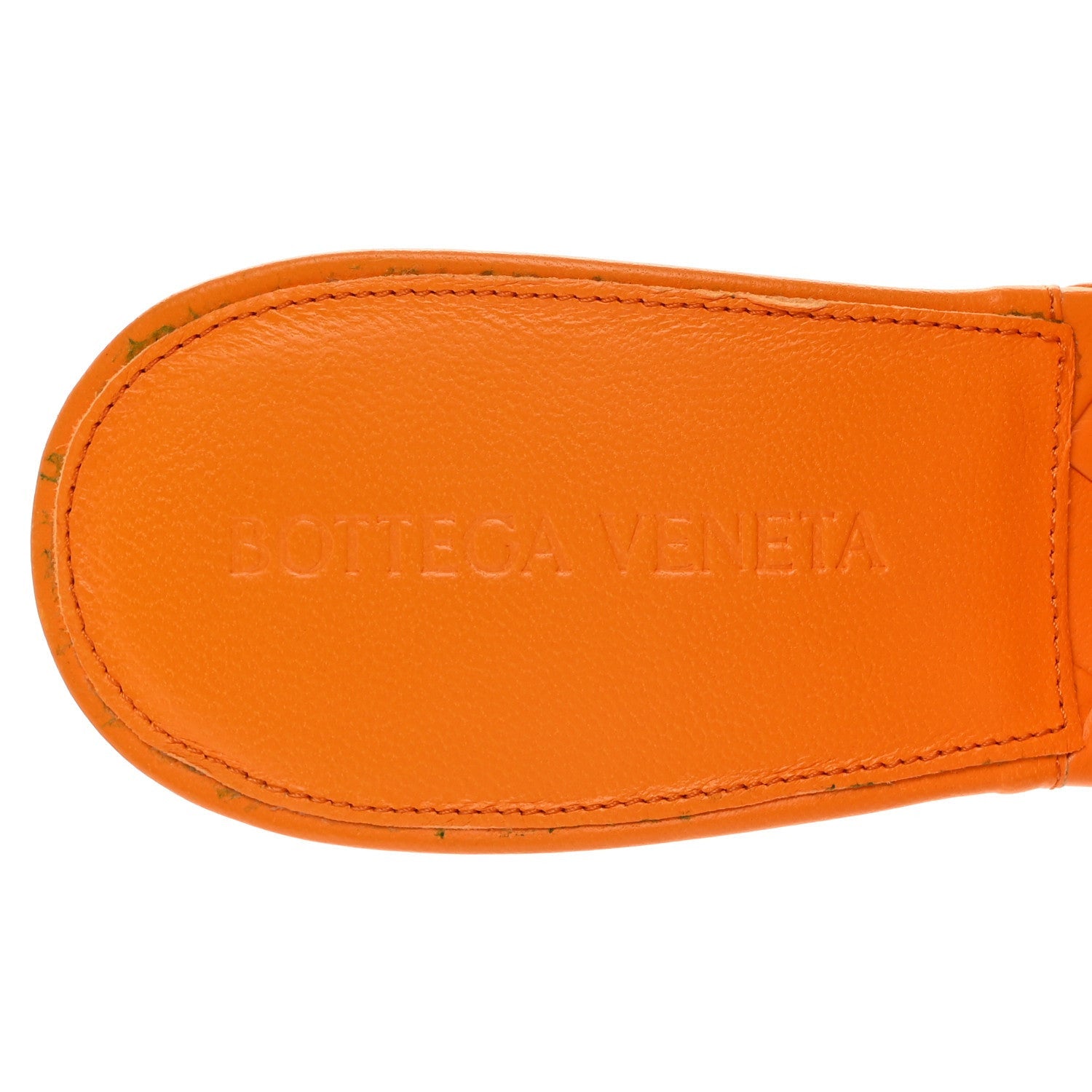 Bottega Veneta Nappa Maxi Intrecciato Lido Mule Sandals 37 Tangerine 7 of 7