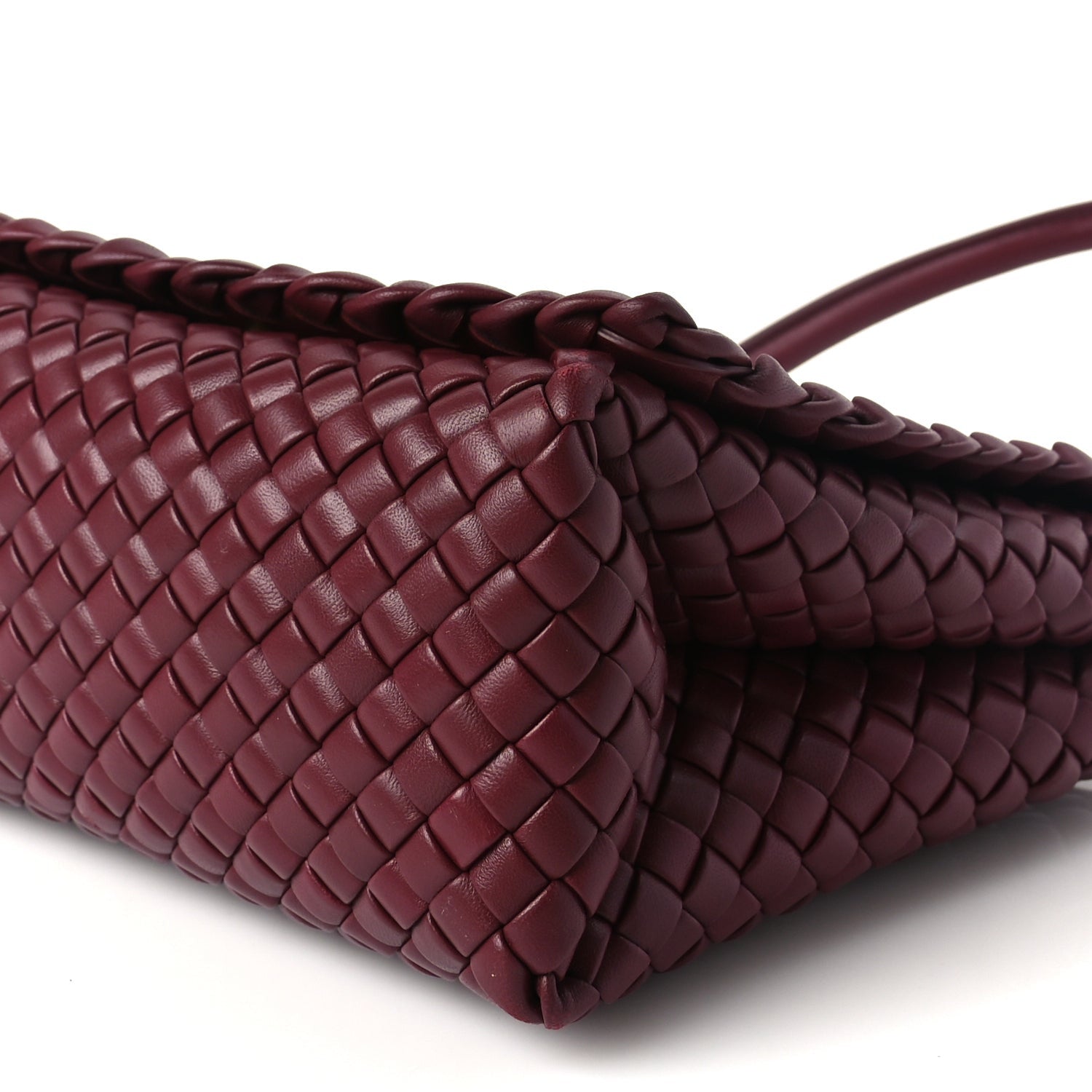 Bottega Veneta Nappa Intrecciato Patti Top Handle Bag Barolo 8 of 8