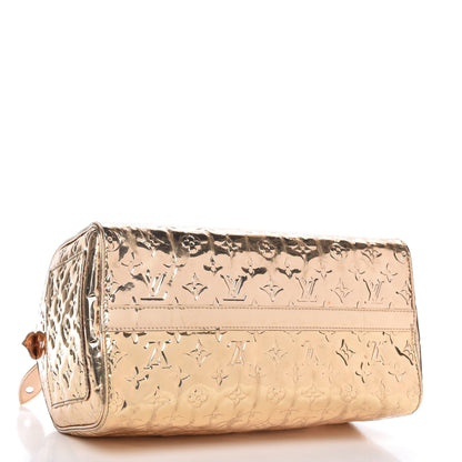 Louis Vuitton Monogram Miroir Speedy 30 Gold 4 of 11