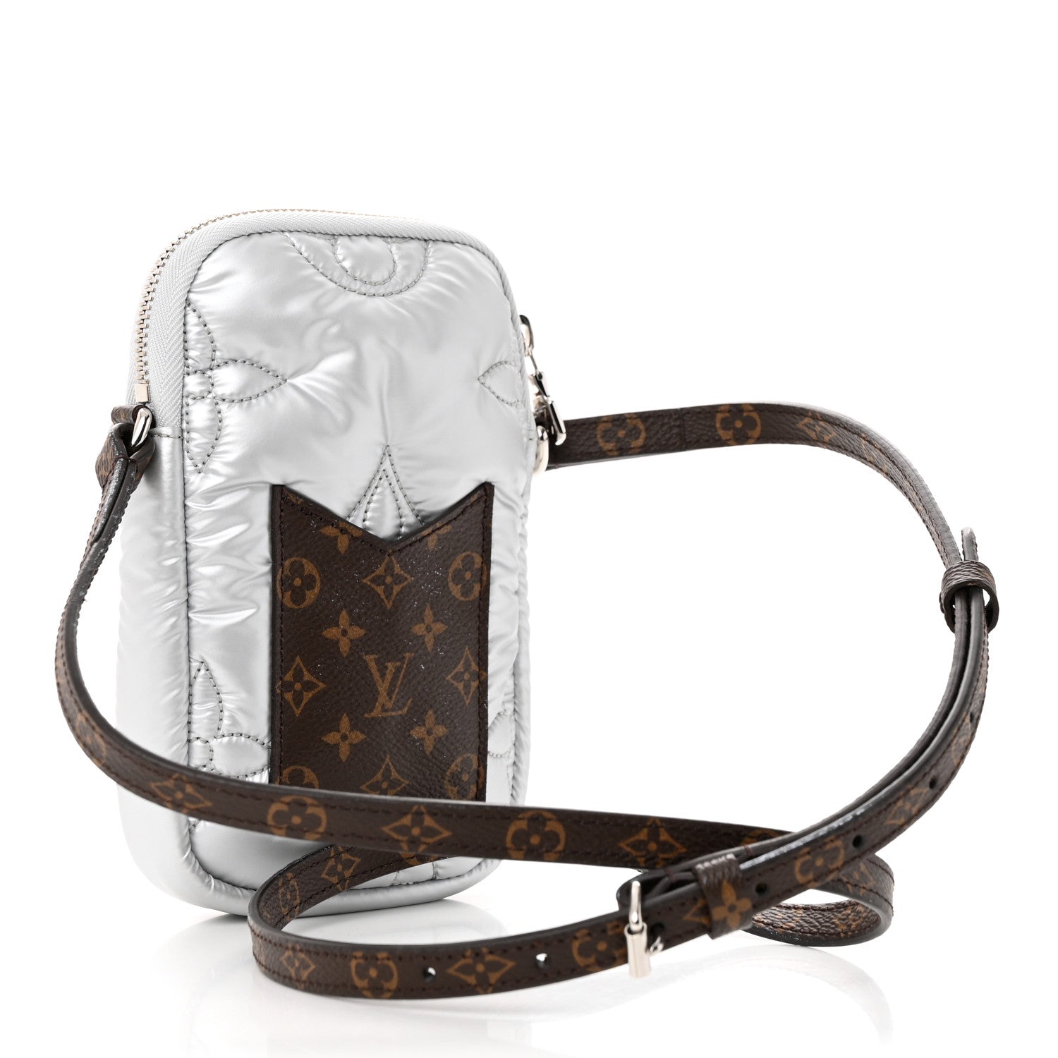 Louis Vuitton Econyl Monogram Pillow Phone Pouch Silver 3 of 16