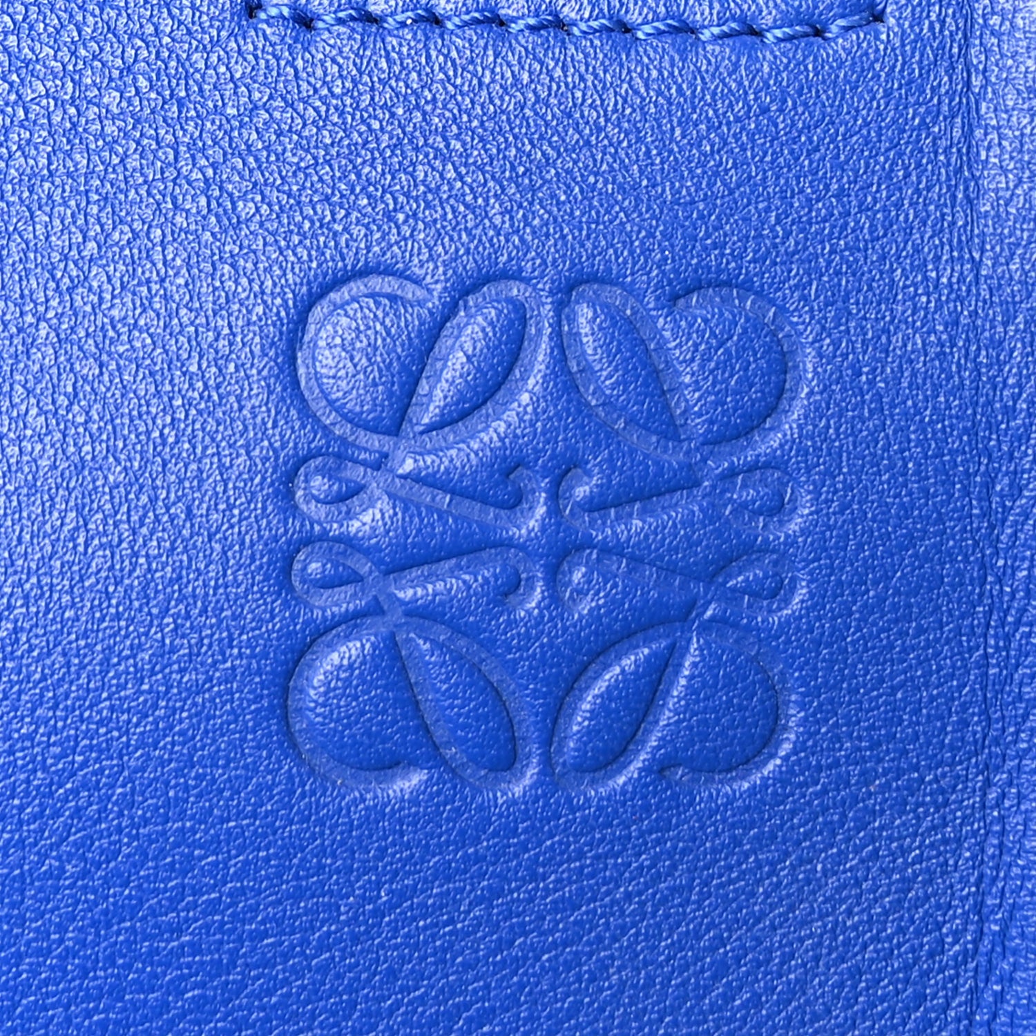 Loewe Calfskin Large Hammock Shoulder Bag Electric Blue 6 of 7