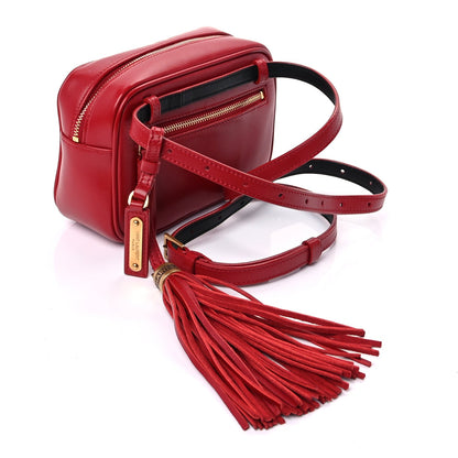 Saint Laurent Calfskin Matelasse Monogram Lou Belt Bag Rouge Eros 2 of 8