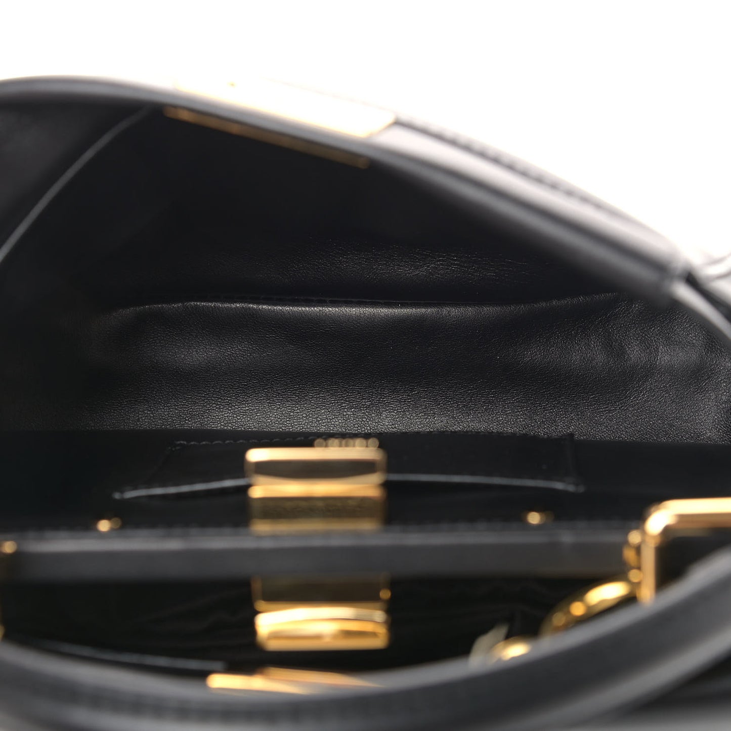 Nappa Mini Peekaboo Iconic Satchel Black