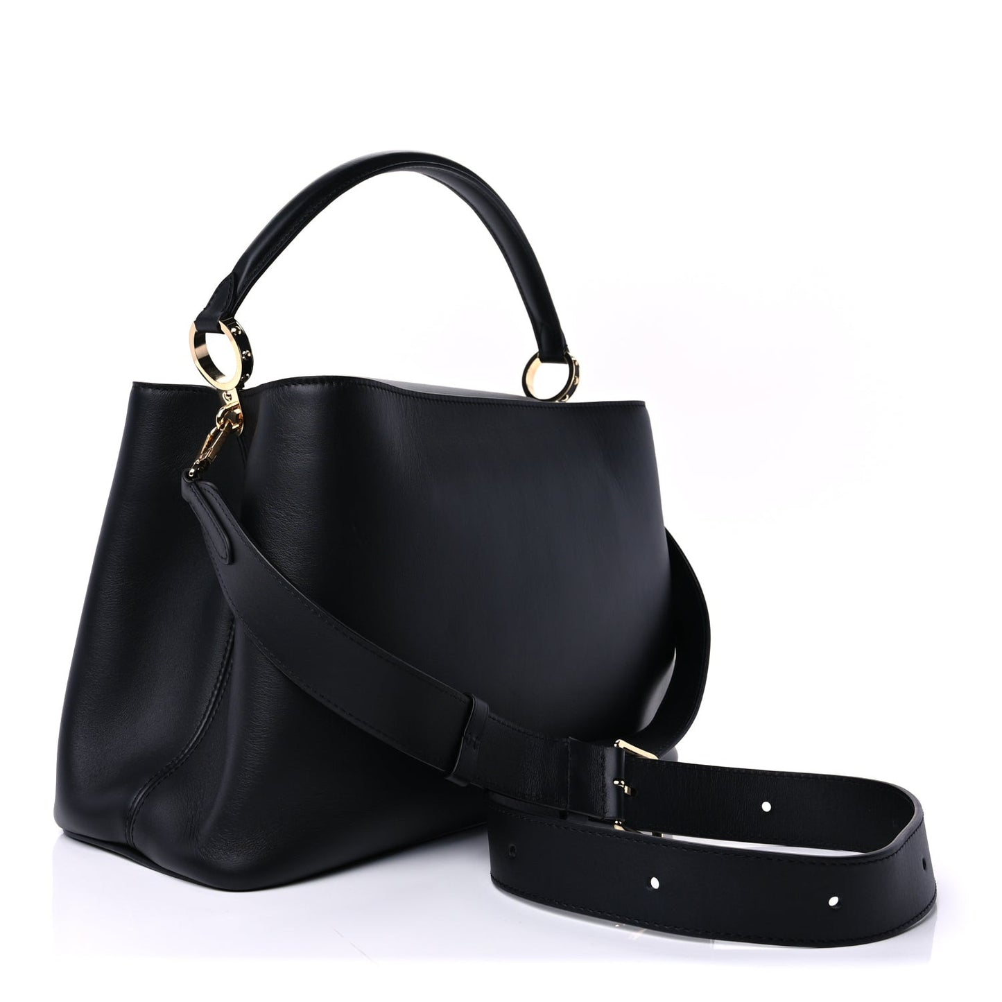Smooth Calfskin Capucines GM Souple  Black