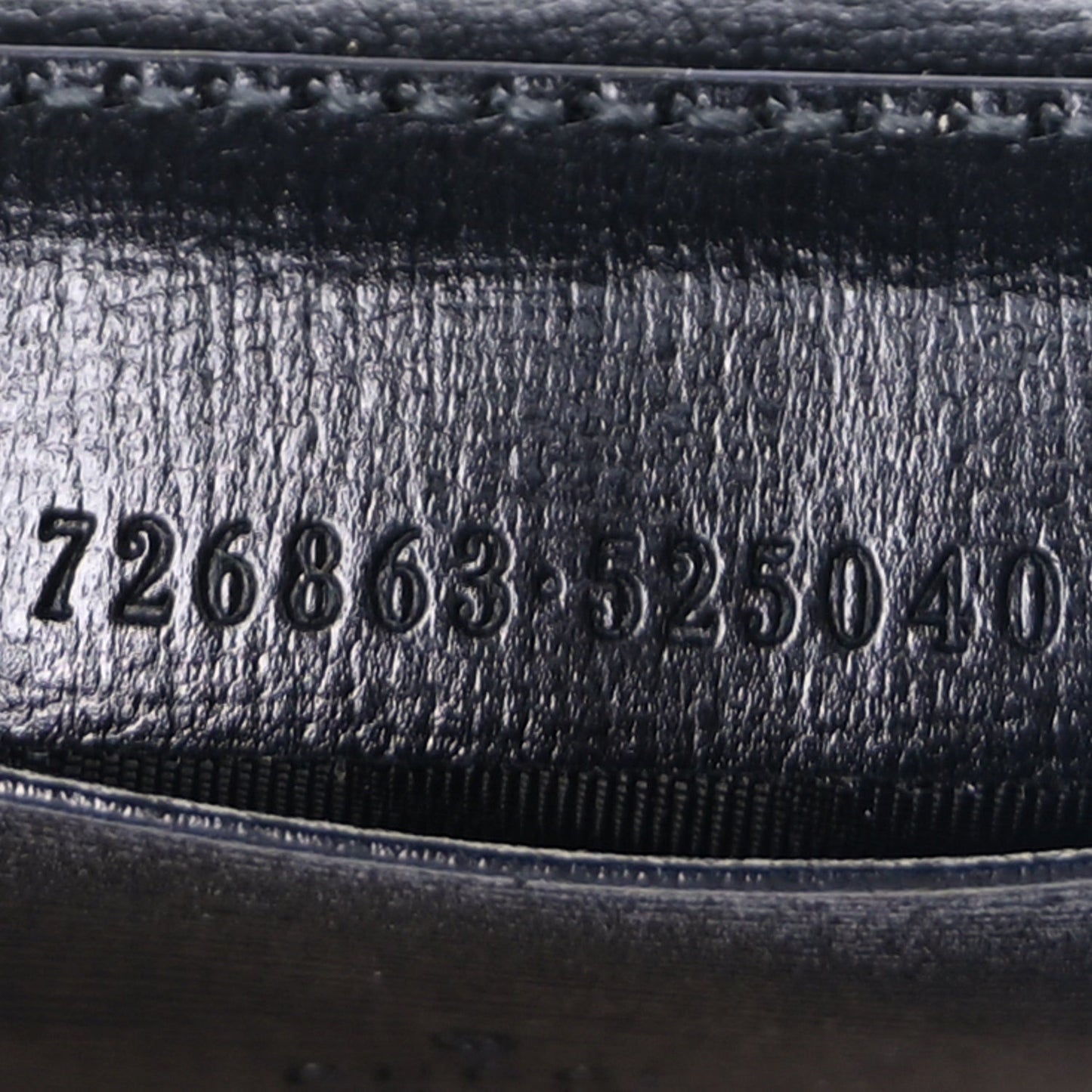 Azalea Calfskin Web Monochrome Horsebit 1955 Wallet On Strap  Black