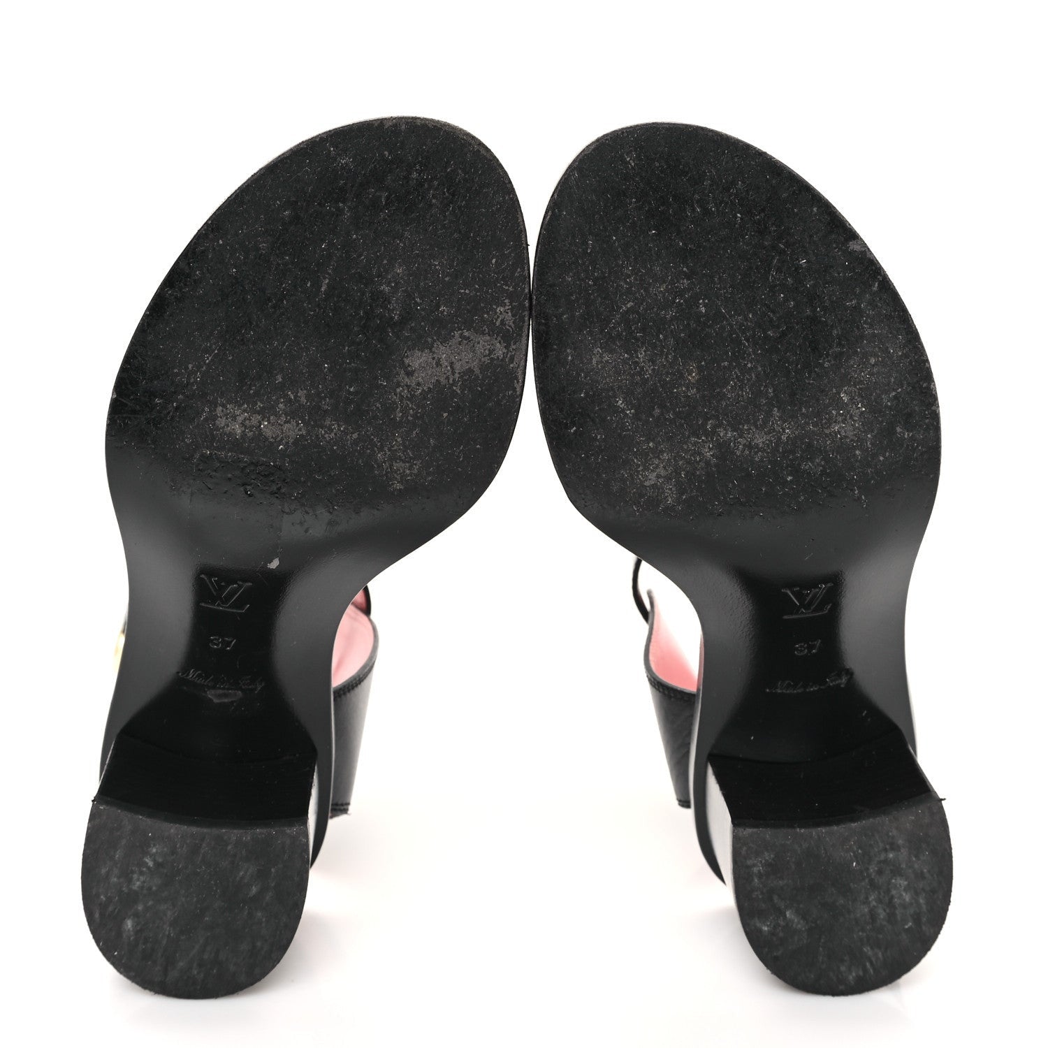 Louis Vuitton Calfskin Monogram Passenger Sandals Black 6 of 7
