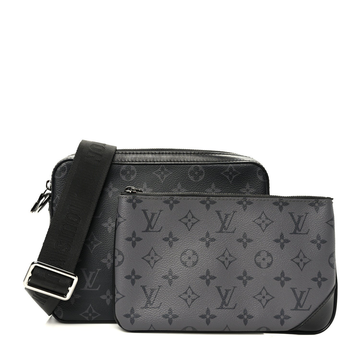 Louis Vuitton Reverse Monogram Eclipse Trio Messenger Large Pochette 3 of 7