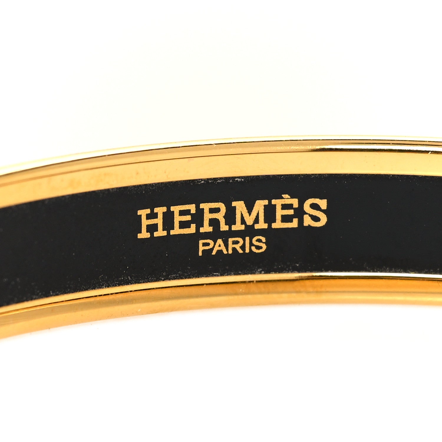 Hermes Enamel Printed Narrow Quadridge Bracelet 70 4 of 5