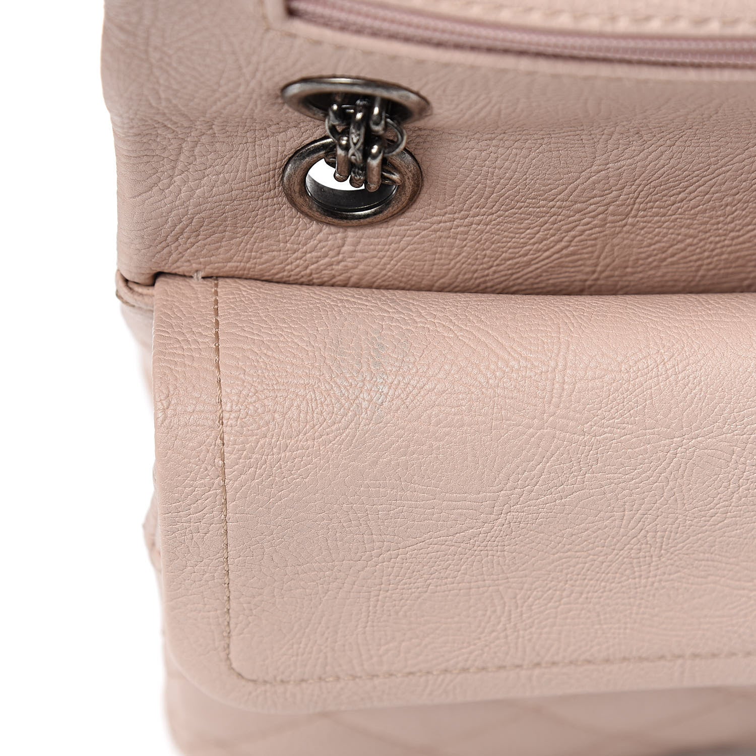 Chanel Crumpled Calfskin Quilted 2.55 Reissue 226 Flap Light Pink 10 of 15