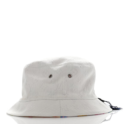 Louis Vuitton Watercolor Cotton Transformable Bob Bucket Hat 60 Multicolor 7 of 14