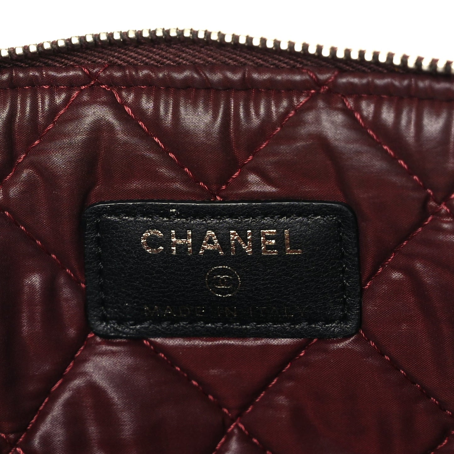 Lambskin Quilted Large Case Black