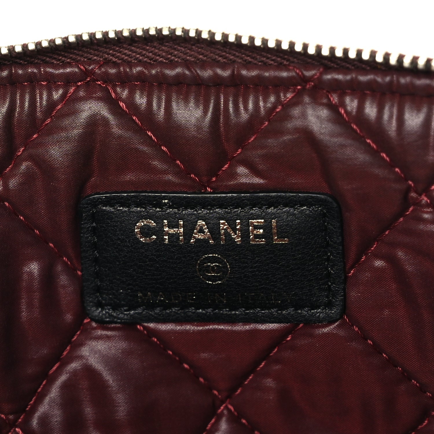 Chanel Lambskin Quilted Large Case Black 6 of 8