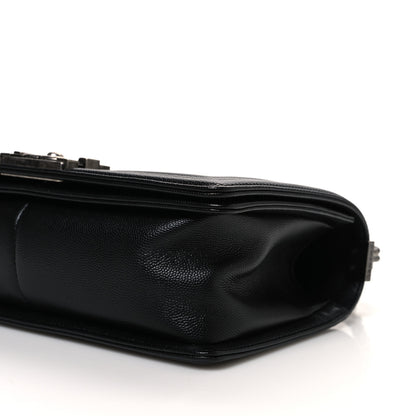 Chanel Caviar Quilted Medium Boy Flap Black 10 of 11
