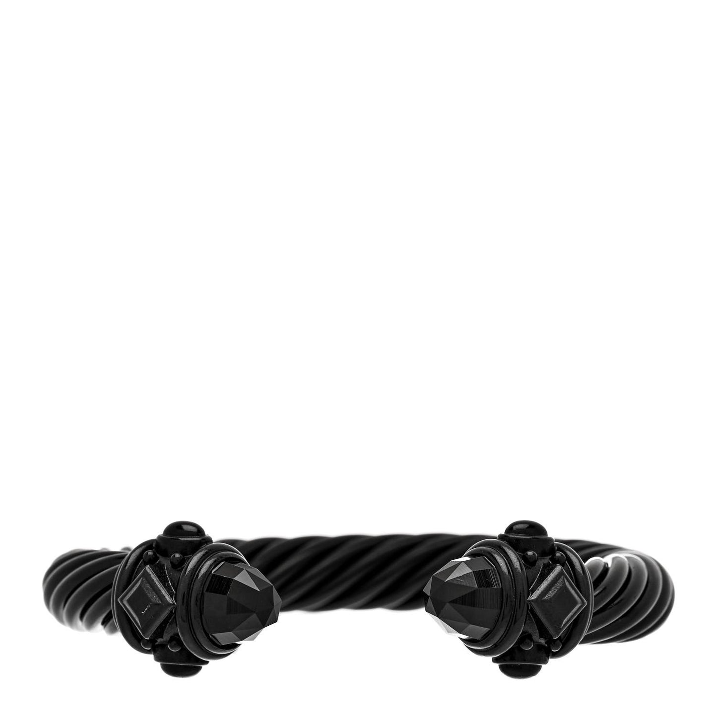 Aluminum 10mm Renaissance Cable Bracelet Black