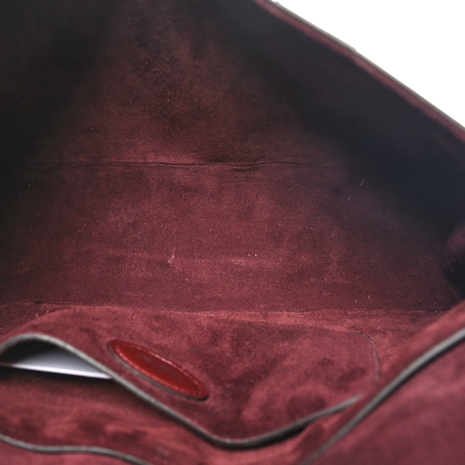 Mulberry Shiny Smooth Calfskin East West Bayswater Black Cherry 5 of 7