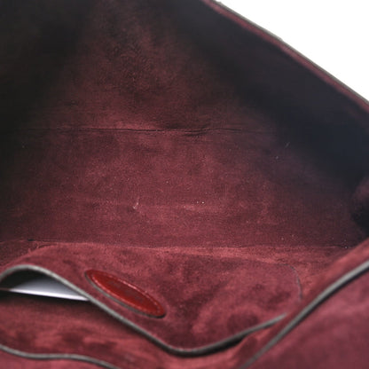 Mulberry Shiny Smooth Calfskin East West Bayswater Black Cherry 5 of 7