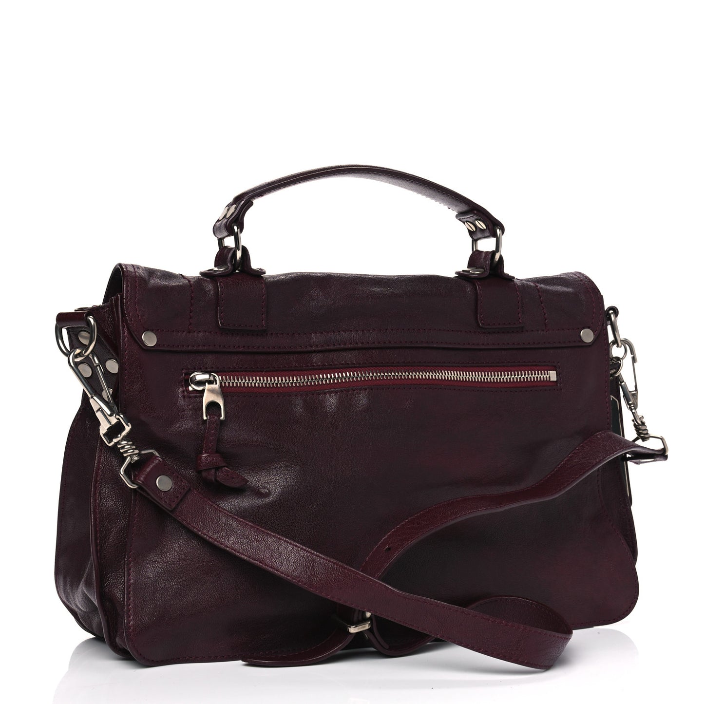 Lambskin Medium PS1 Satchel Oxblood