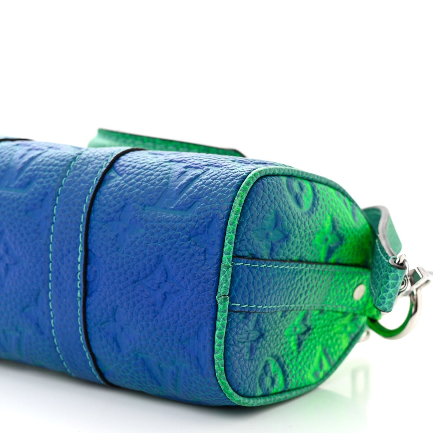 Taurillon Illusion Keepall XS Bleu Vert