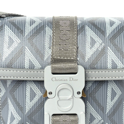 Christian Dior Coated Canvas CD Diamond Mini Hit The Road Bag Grey 6 of 8