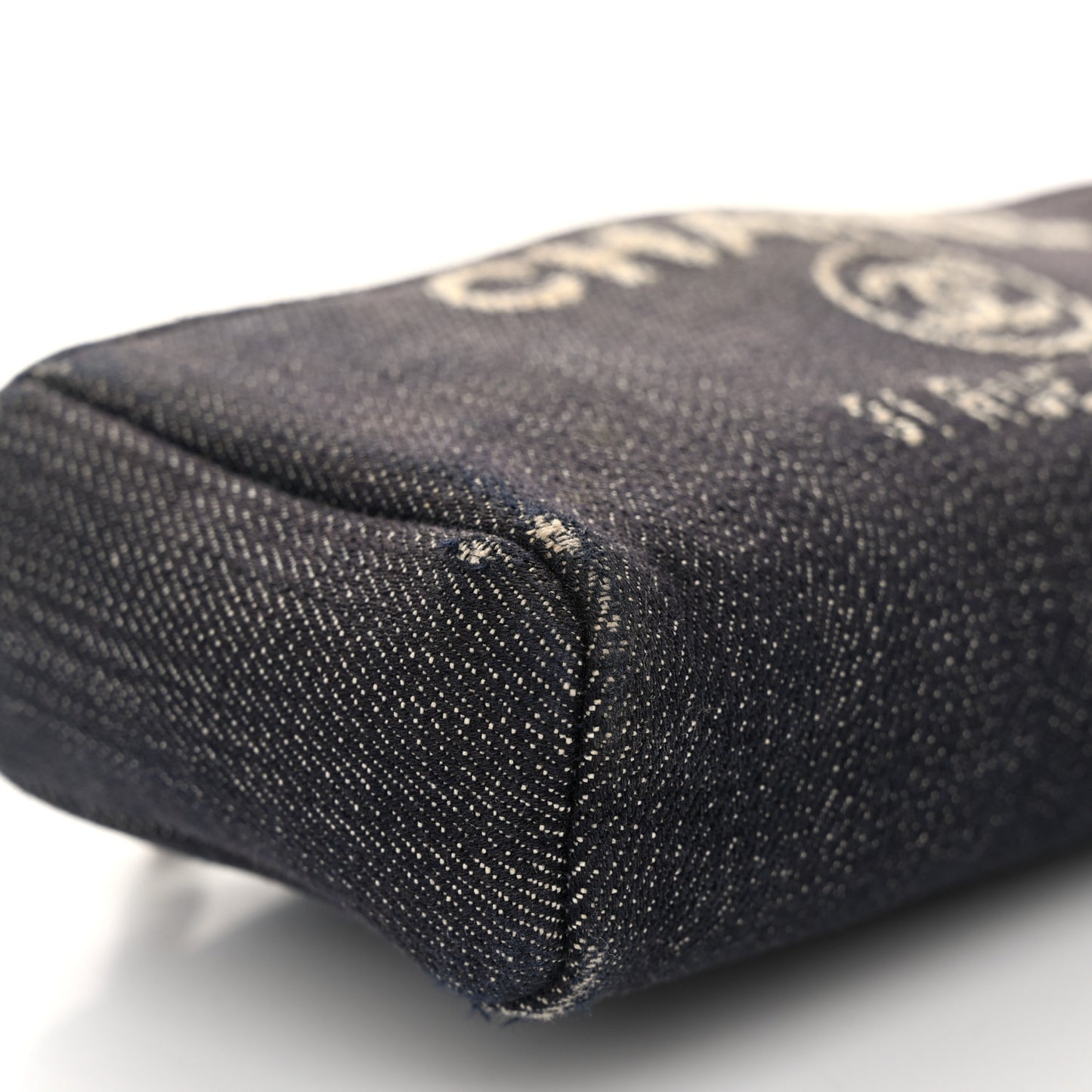 Canvas Deauville Phone Holder Crossbody Dark Blue