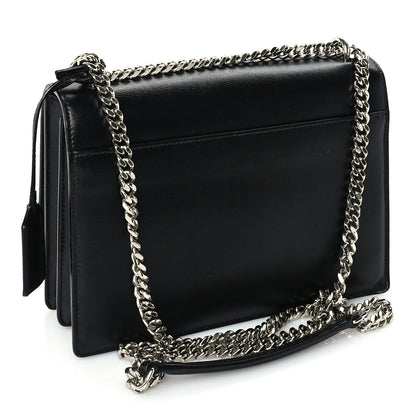 Saint Laurent Calfskin Medium Monogram Sunset Black 2 of 8