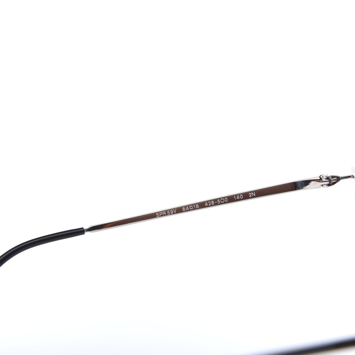 Prada Flame Sunglasses SPR 59V Black 6 of 7