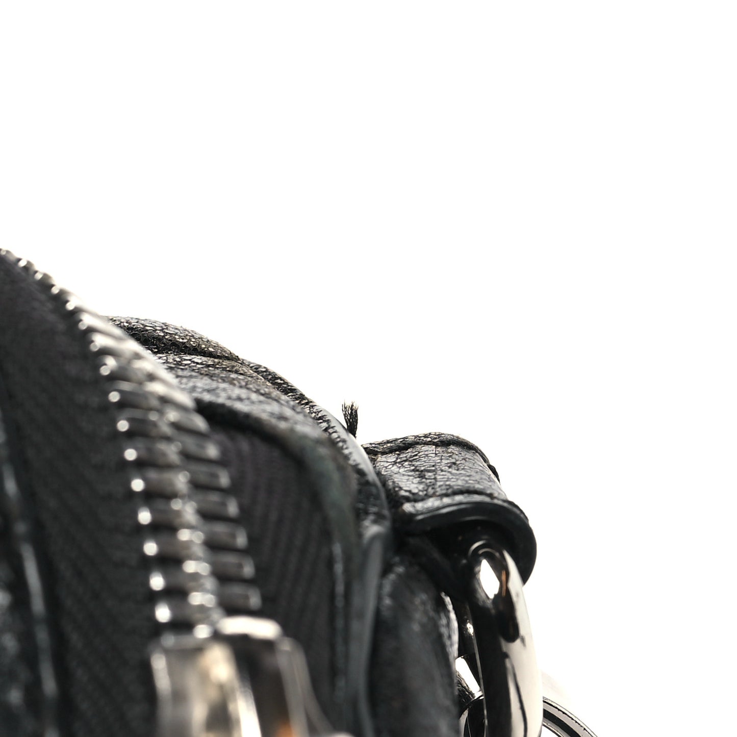 Pebbled Lambskin Mini Rockie Black Rhodium Hardware