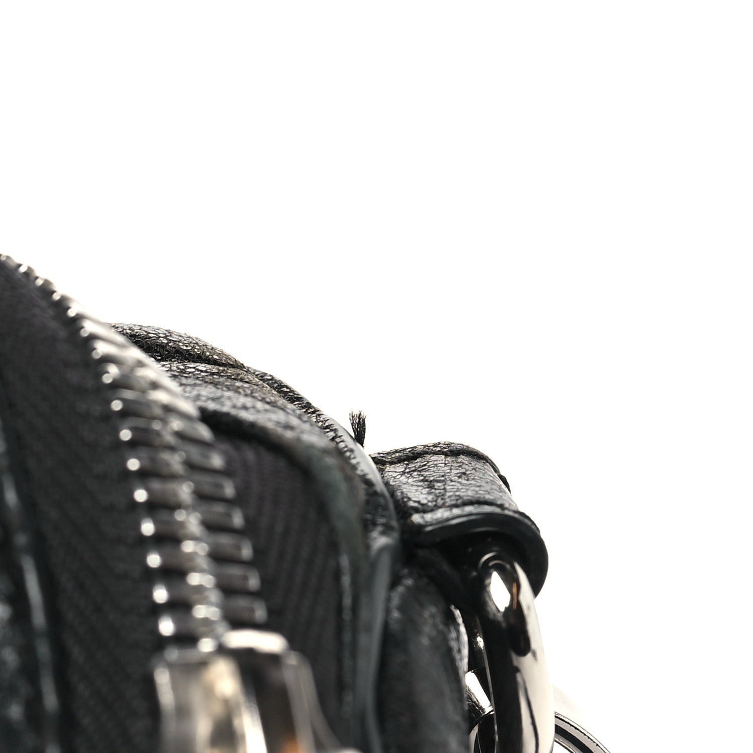 Alexander Wang Pebbled Lambskin Mini Rockie Black Rhodium Hardware 12 of 12