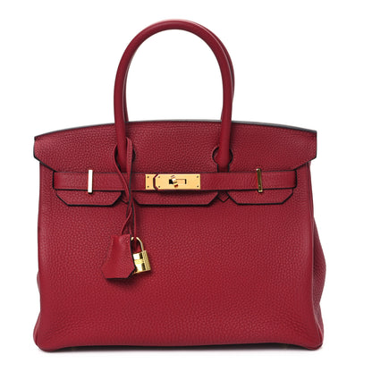 Hermes Togo Birkin 30 Rouge Grenat 1 of 12