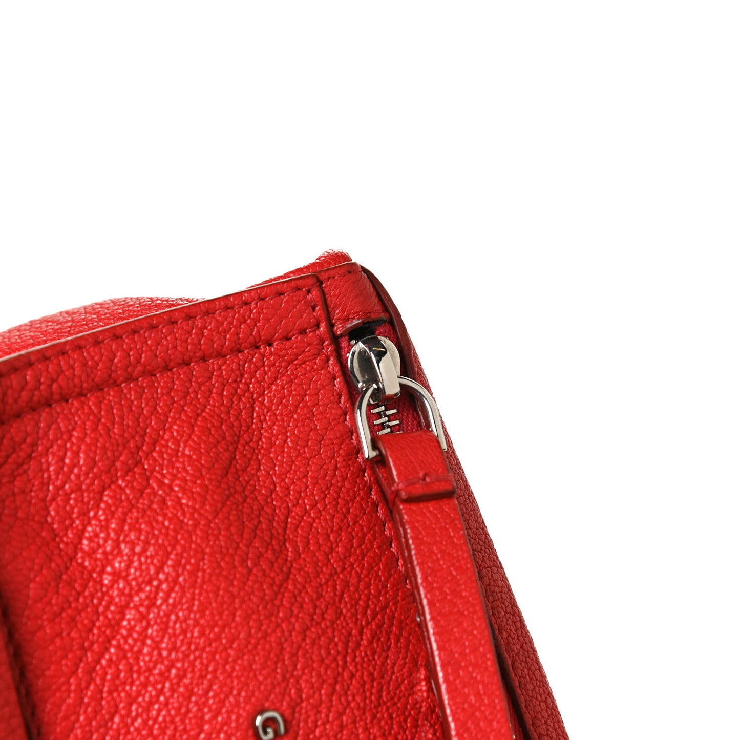 Sugar Goatskin Pandora Wristlet Medium Red