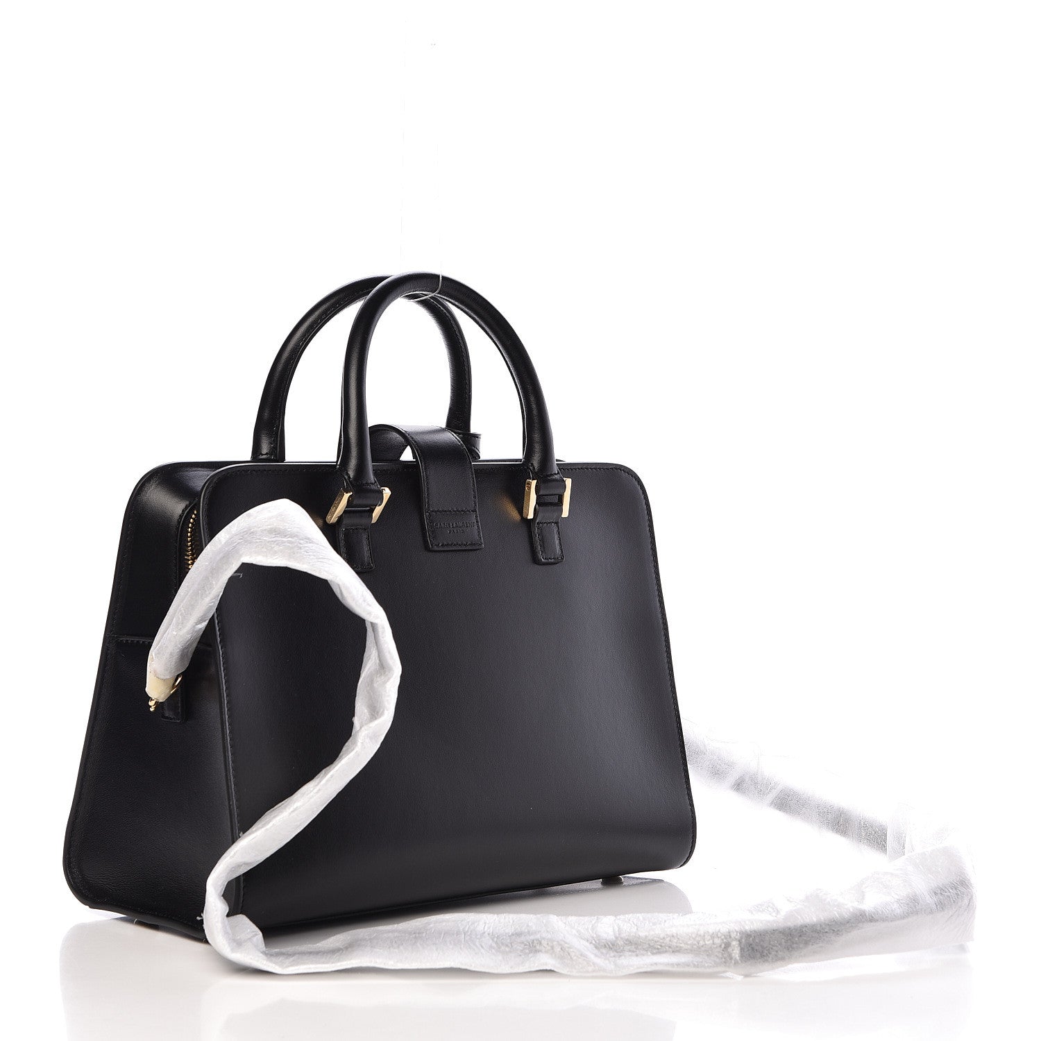 Saint Laurent Calfskin Small Monogram Cabas Black 3 of 10