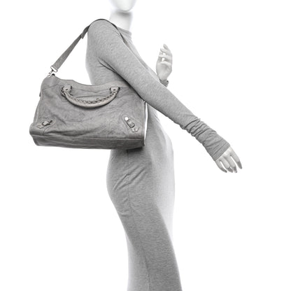 Balenciaga Agneau Marble Hardware City Grey 2 of 13