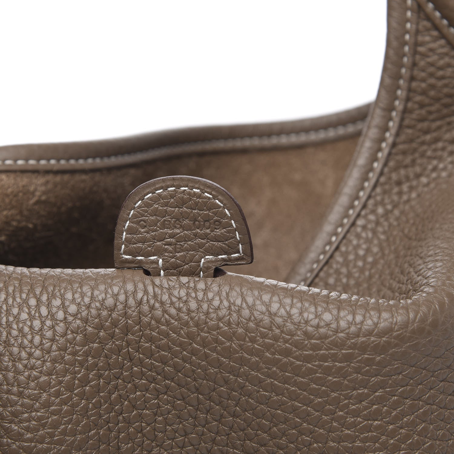 Hermes Taurillon Clemence Evelyne III PM Etoupe 7 of 10