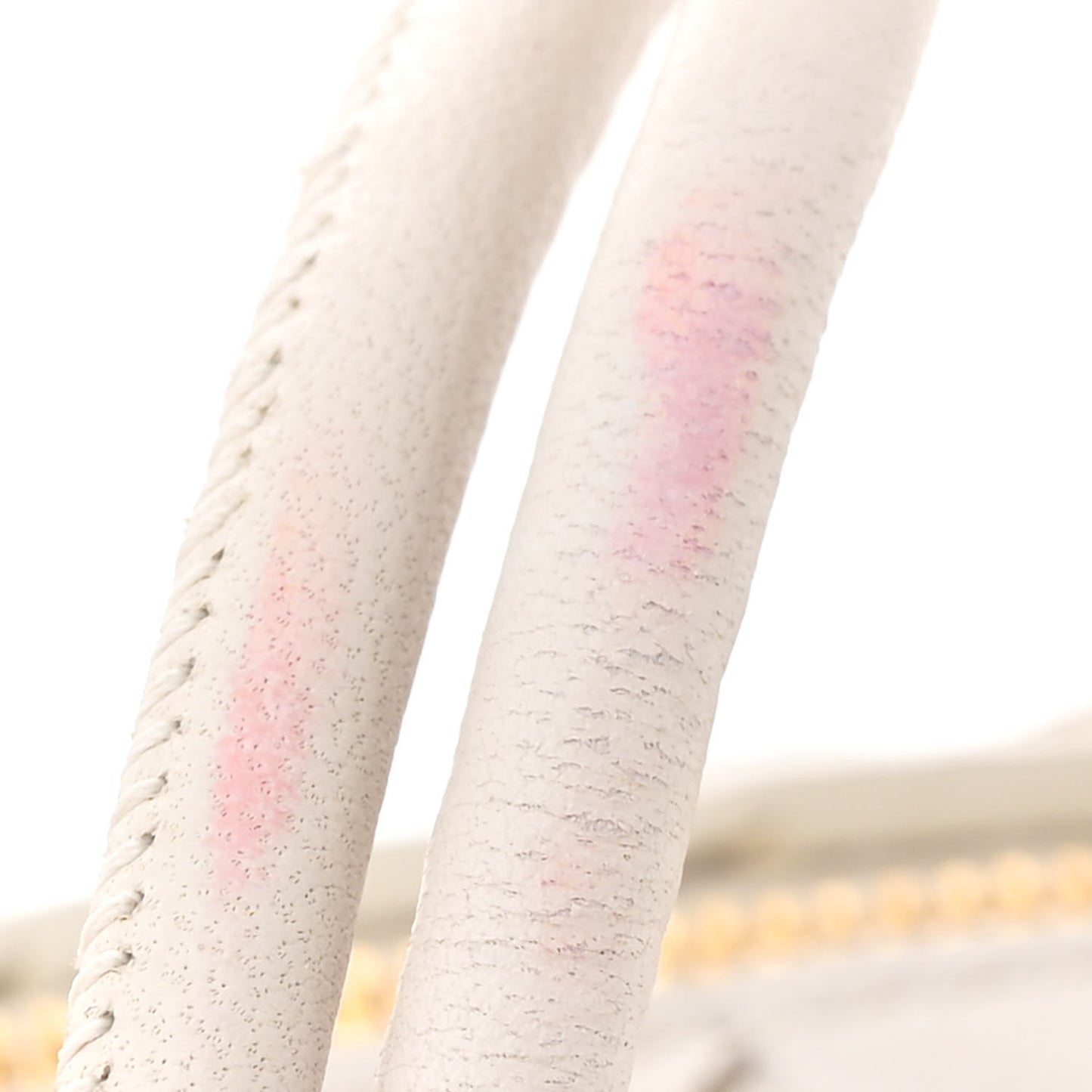 Nappa Intrecciato Candy Loop Camera Bag White