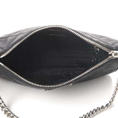 Prada Nylon Tessuto Impuntu Quilted Crossbody Bag Black 5 of 11