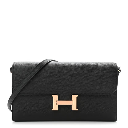 Hermes Epsom Constance Wallet To Go Black 1 of 10