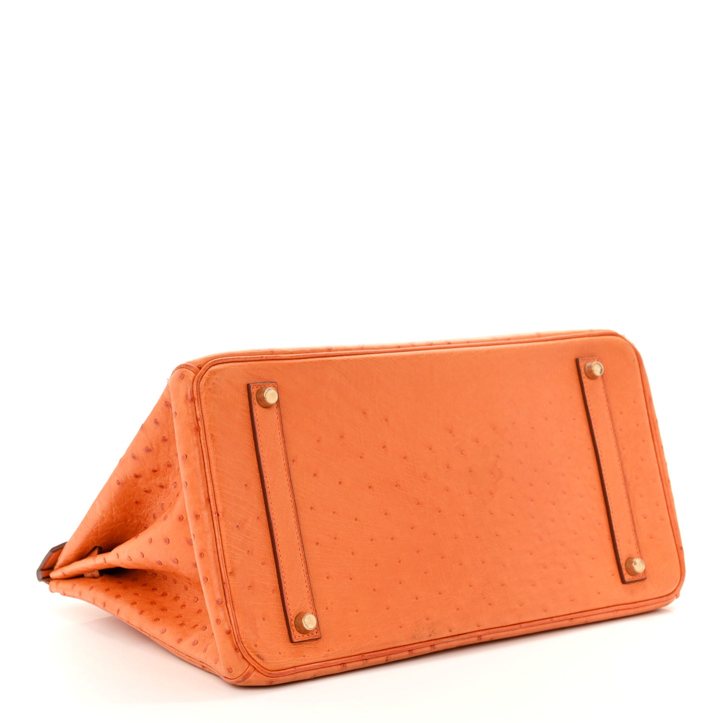 Ostrich Birkin 35 Orange