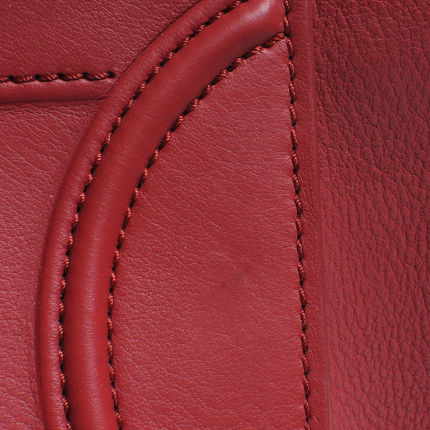 Celine Supple Calfskin Medium Phantom Luggage Vermillion 9 of 9