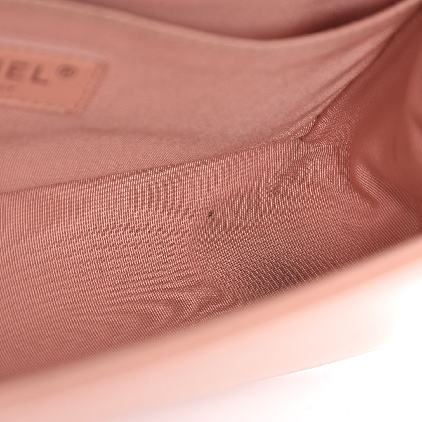 Calfskin Quilted Medium Boy Flap Light Pink