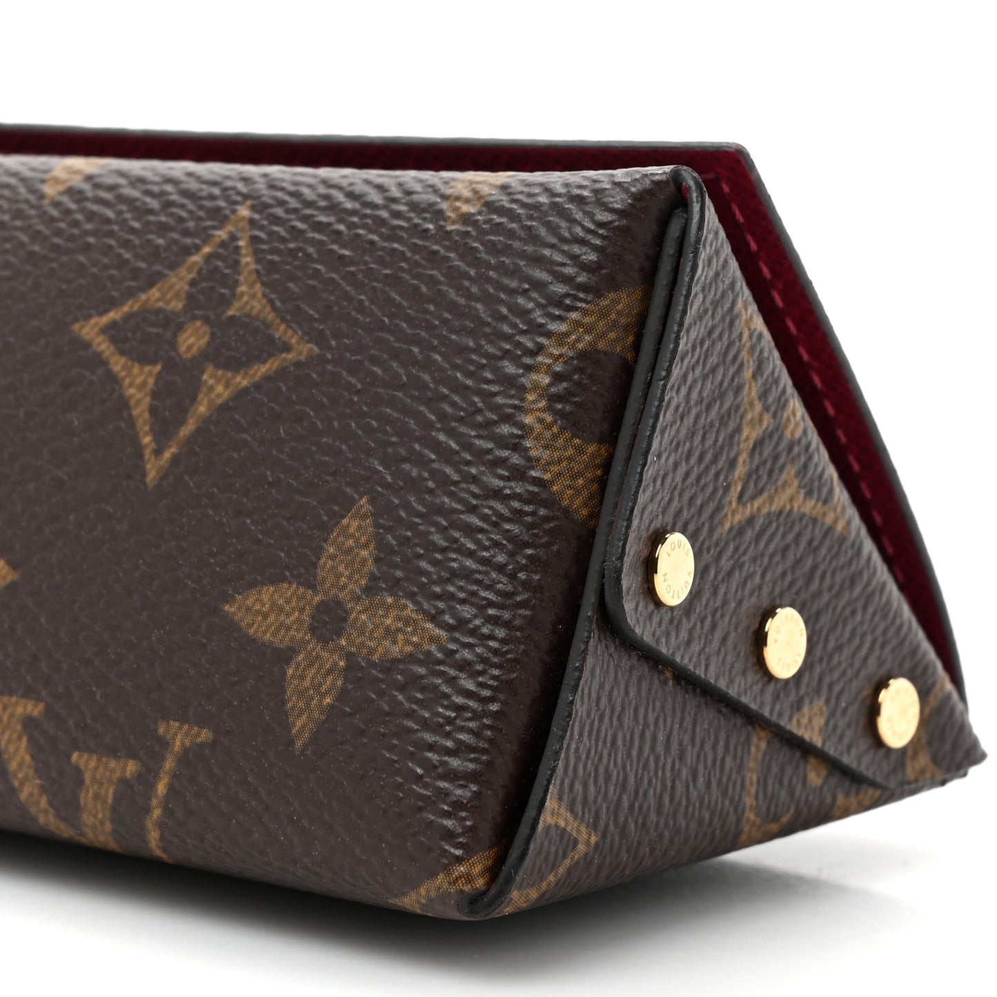 Monogram Rivet Pochette Fuchsia